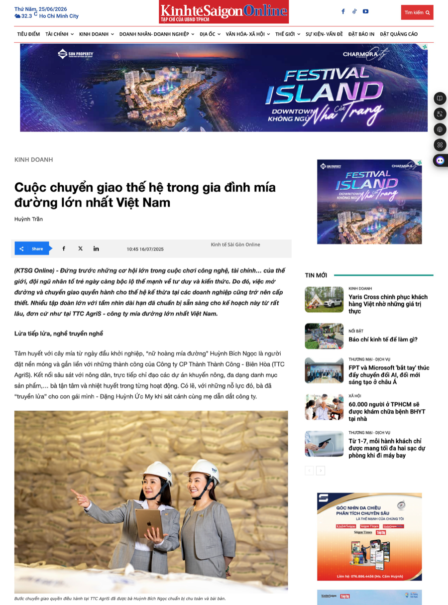 Bài viết trên KinhteSaigon Online