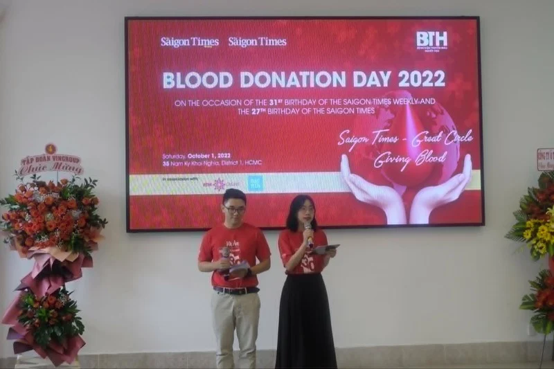 Dẫn sự kiện Blood Donation Day 2022